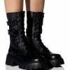 GENUINE LEATHER ASPECT LACE UP BOOTIE IN BLACK -Azalea Wang store aspect genuine leather lace up bootie in black black 1 1