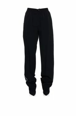 AZALEA WANG TRACK PANT BOOT IN BLACK -Azalea Wang store azalea wang boot track pant in sage black black 3 3