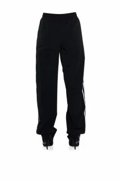 AZALEA WANG TRACK PANT BOOT IN BLACK -Azalea Wang store azalea wang boot track pant in sage black black 4 4