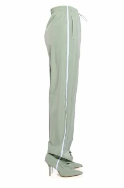 AZALEA WANG TRACK PANT BOOT IN SAGE GREEN