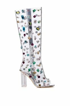 Alternative view of AZALEA WANG HEIDI EMBELLISHED PVC BOOT IN MULTI