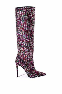 Alternative view of AZALEA WANG IZZY EMBELLISHED BOOT IN MULTI