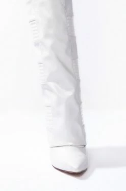 AZALEA WANG LIKE RAIN IN THE SUN WEDGE BOOT IN WHITE