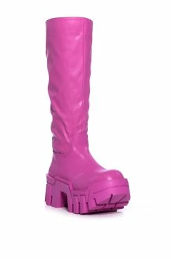 Alternative view of AZALEA WANG LYRICA FLATFORM BOOT IN PINK