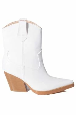AZALEA WANG MATTY 2 IN 1 BOOT IN WHITE -Azalea Wang store azalea wang matty 2 in 1 boot in white white 3 3