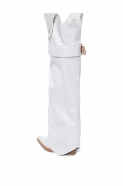 AZALEA WANG MATTY 2 IN 1 BOOT IN WHITE -Azalea Wang store azalea wang matty 2 in 1 boot in white white 6 6