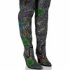 AZALEA WANG MIREYA BLACK EMBELLISHED BOOT -Azalea Wang store azalea wang mireya black embellished boot black 1 1
