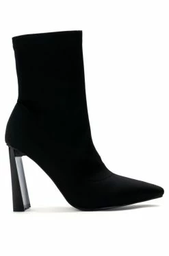 Alternative view of AZALEA WANG MOSCATO NEOPRENE BOOTIE IN BLACK