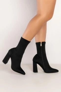 Alternative view of AZALEA WANG NOTHING LASTS FOREVER CHUNKY BOOTIE IN BLACK