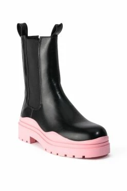 Alternative view of AZALEA WANG ONLY IN MY DREAMS FLATFORM BOOTIE IN PINK