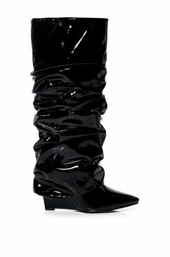 Alternative view of AZALEA WANG SIF WEDGE BOOT IN BLACK