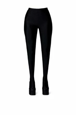 AZALEA WANG STAR STRETCH CHUNKY HEEL PANT BOOT IN BLACK 12 AZALEA WANG STAR STRETCH CHUNKY HEEL PANT BOOT IN BLACK -Azalea Wang store azalea wang star stretch chunky heel pant boot in black black 3 3