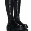 AZALEA WANG WE OUTSIDE FLATFORM BOOT IN BLACK -Azalea Wang store azalea wang we outside flatform boot in black black 1 1