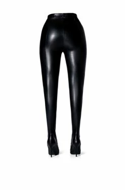 **SLIM FIT** AZALEA WANG LOVE IS IN THE AIR SEXY STILETTO PANT BOOT WITH 4 WAY STRETCH IN BLACK PU 13 **SLIM FIT** AZALEA WANG LOVE IS IN THE AIR SEXY STILETTO PANT BOOT WITH 4 WAY STRETCH IN BLACK PU -Azalea Wang store slim fit azalea wang love is in the air sexy stiletto pant boot in black pu black pu 5 5