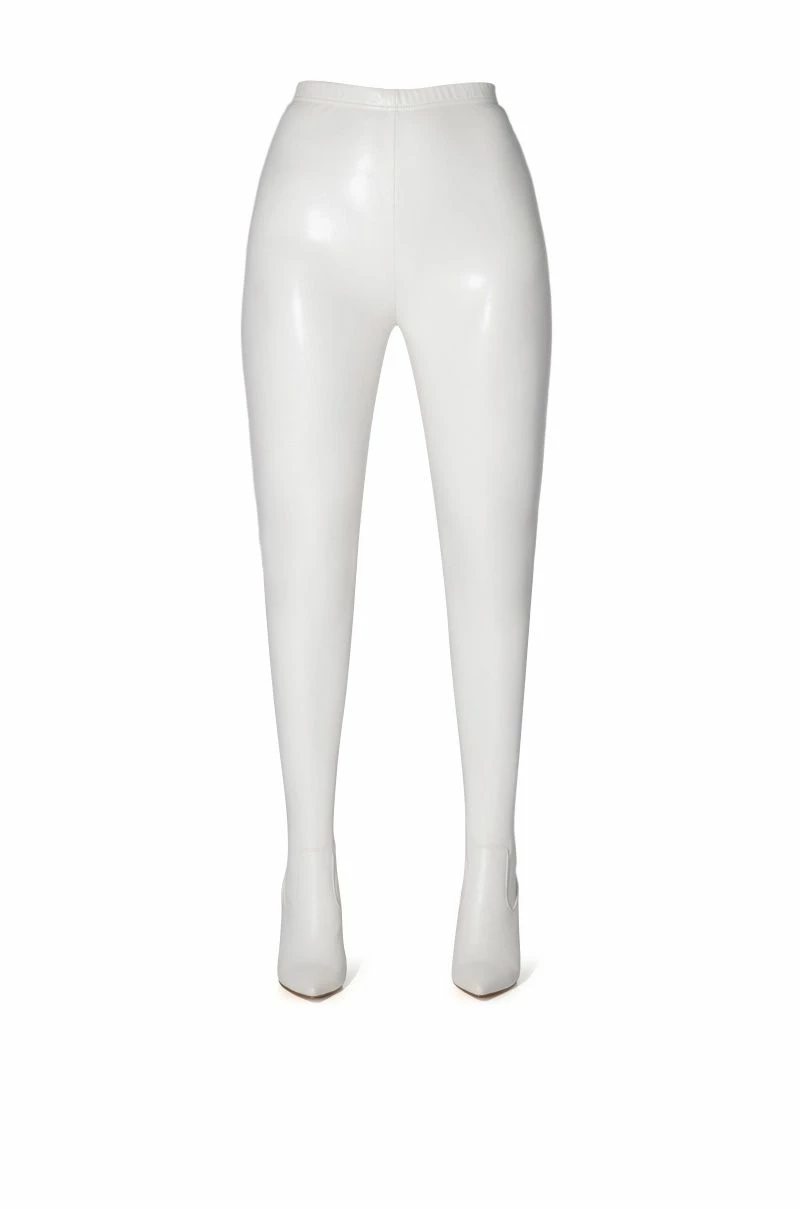 **SLIM FIT** AZALEA WANG LOVE IS IN THE AIR SEXY STILETTO PANT BOOT IN WHITE - Image 2