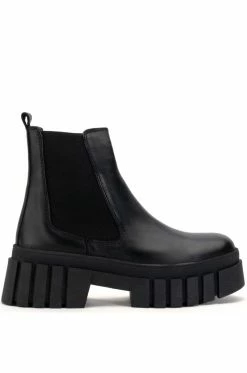 Alternative view of GENUINE LEATHER UPROAR CHELSEA BOOTIE IN BLACK